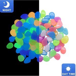 Glow in the Dark Garden Pebbles Glow Stones Rocks